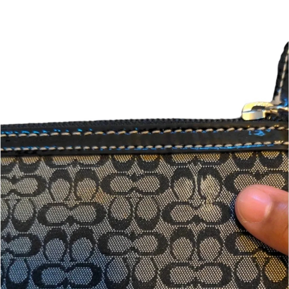 Coach Gray Monogram Pouch/ iPad case